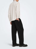 Only e Sons Pantalone Straight Onswill Uomo 22033466 Jet Black - Nero