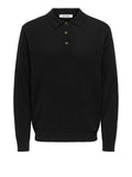 Only e Sons Polo Onsloui Uomo 22033758 Black - Nero