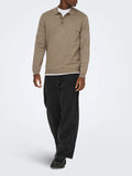 Only e Sons Polo Onsloui Uomo 22033758 Desert Taupe - Beige