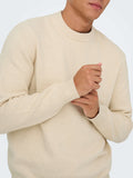 Only e Sons Pullover Onsjames Uomo 22033783 Oatmeal - Avorio