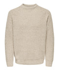 Only e Sons Pullover Onsjoin Uomo 22034670 Silver Lining - Avorio