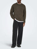 Only e Sons Pullover Onswake Uomo 22035048 Demitasse - Marrone
