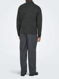 Only e Sons Pullover Onswake Uomo 22035048 Dark Grey Melange - Grigio