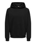 Only e Sons Felpa Cappuccio Onsceres Uomo 22036786 Black - Nero