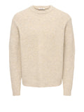 Only e Sons Pullover Uomo 22037584 Silver Lining - Avorio