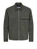 Only e Sons Giacchetto Onswill Reg Uomo 22038673 Beluga - Verde
