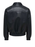 Only e Sons Giubbino di Pelle Onsrex Uomo 22038709 Black - Nero