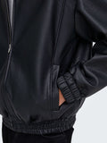 Only e Sons Giubbino di Pelle Onsrex Uomo 22038709 Black - Nero
