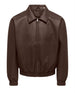 only e sons giubbino di pelle onsrex uomo 22038709 hot fudge marrone 163235361