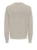 Only e Sons Pullover Onsron Uomo 22038724 Silver Lining - Avorio