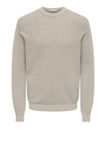 Only e Sons Pullover Onsron Uomo 22038724 Silver Lining - Avorio