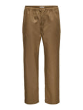 Only e Sons Pantalone Straight Onsfade Loose Uomo 22039228 Cub - Marrone