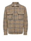 Only e Sons Camicia Casual Uomo 22039262 Twill - Beige