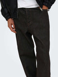 Only e Sons Jeans Tapered Onsfade Loose Brown Uomo 22039479 Brown Denim - Nero