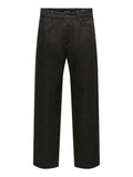 Only e Sons Jeans Tapered Onsfade Loose Brown Uomo 22039479 Brown Denim - Nero
