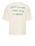 Only e Sons T-shirt Onsaxel Scribble Uomo 22039601 Egret - Bianco