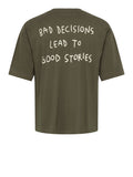 Only e Sons T-shirt Onsaxel Scribble Uomo 22039601 - Verde