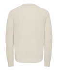 Only e Sons Pullover Uomo 22039894 Egret - Bianco