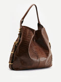 Patrizia Pepe Borsa a Mano Donna 2B0000L030 Brown Croco - Marrone