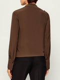 Patrizia Pepe Blusa Donna 2C0062A8I1 Craft Brown - Marrone