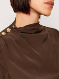 Patrizia Pepe Blusa Donna 2C0062A8I1 Craft Brown - Marrone