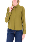 Patrizia Pepe Camicia Casual Donna 2C0072A8I1 Lizard Green - Verde