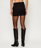 Patrizia Pepe Gonna Mini Donna 2G0018A498 - Nero