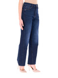 Patrizia Pepe Jeans a Palazzo Donna 2P0037D0042 Washed Light Blue - Denim