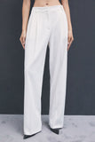 Patrizia Pepe Pantalone Palazzo Donna 2P0112A498 Vanilla Ice - Avorio