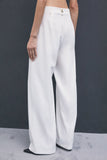 Patrizia Pepe Pantalone Palazzo Donna 2P0112A498 Vanilla Ice - Avorio