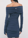 Patrizia Pepe Vestito Mini Donna 8A0254J015 - Blu