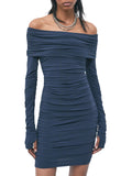 Patrizia Pepe Vestito Mini Donna 8A0254J015 - Blu
