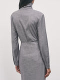 Patrizia Pepe Camicia Casual Donna 8C0340C0250 Gray Flannel - Grigio
