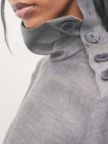 Patrizia Pepe Camicia Casual Donna 8C0340C0250 Gray Flannel - Grigio