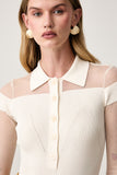 Patrizia Pepe Maglia Donna 8K0013KK003 Wooly White - Avorio