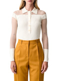 Patrizia Pepe Maglia Donna 8K0013KK003 Wooly White - Avorio