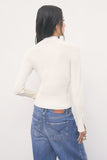 Patrizia Pepe Maglia Donna 8K0164KK003 Wool White - Bianco