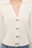 Patrizia Pepe Maglia Donna 8K0164KK003 Wool White - Bianco