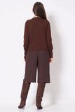 Patrizia Pepe Pullover Maglia Donna 8K0430KM36 Wood Brown - Marrone