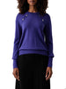 patrizia pepe pullover donna 8k0430km36 purple viola 162815383