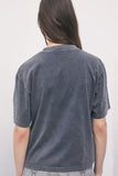 Patrizia Pepe T-shirt Donna 8M0216J0069 Acid Wash Gray - Grigio
