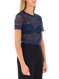 Patrizia Pepe Top Donna 8M0249J301 - Blu