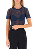 patrizia pepe top donna 8m0249j301 blu 167254439