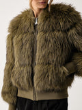 Patrizia Pepe Pelliccia Donna 8O0013E0002 Green Baylage Fur - Verde
