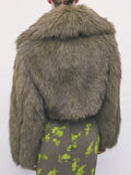 Patrizia Pepe Pelliccia Donna 8O0016E0002 Green Baylage Fur - Verde