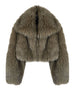 patrizia pepe pelliccia donna 8o0016e0002 green baylage fur verde 163296678