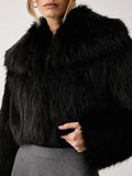 Patrizia Pepe Pelliccia Donna 8O0016E0002 - Nero
