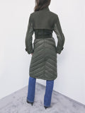 Patrizia Pepe Trench Cappotto Donna 8O0053C7998 Mysterious Green - Verde