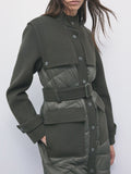 Patrizia Pepe Trench Cappotto Donna 8O0053C7998 Mysterious Green - Verde