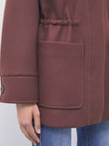 Patrizia Pepe Cappotto Donna 8O0207C0251 Wood Brown - Marrone